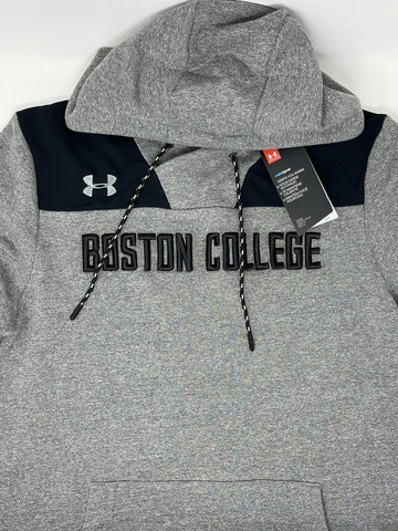 Boston College Under Armour Cold Gear Gray Hoodie (M) Cover