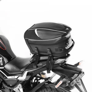 Motorcycle Tail Bag Black Motorbike Waterproof Tail Travel Rider Luggage Rear - Bild 1 von 22