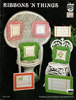 Ribbons 'N Things Jonquil, Geranium, After 40, Happiness Is Leaflet 530 NOS - Image 1 of 4