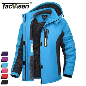 Womens Fleece Ski Jacket Winter Warm Hooded Jackets Casual Hiking Windproof Coat - Picture 1 of 61