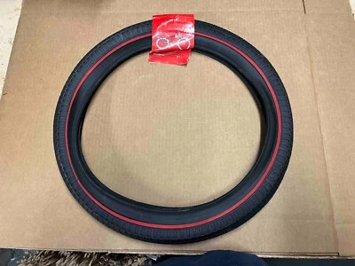 Schwinn Bicycle Red Line 20x2.125 Stingray & Krate Gripper Slik Tire - Image 1 of 4