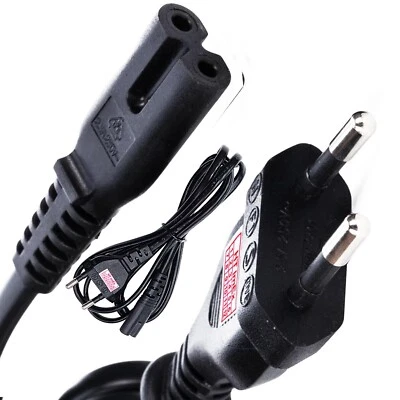 AC Stromkabel Netzkabel Euro 8 C7 Stecker kabel für GRUNDIG GSS1120 Soundbar - Bild 1 von 4