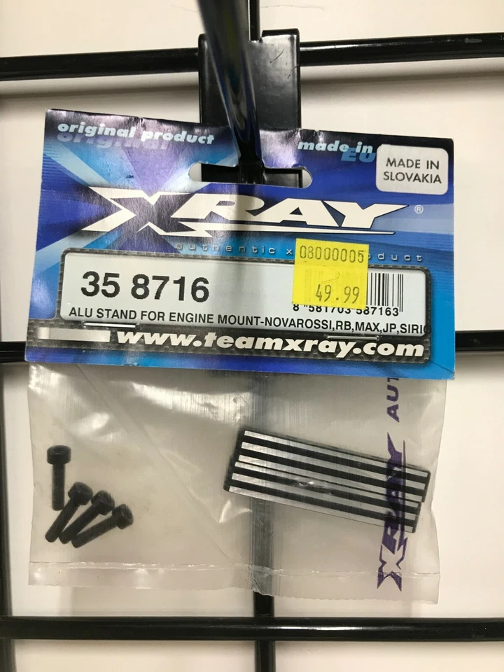 XRAY Aluminum Stand for Engine Mount - Novarossi, RB, Max, JP, Sirio 358716 - Image 1 of 1