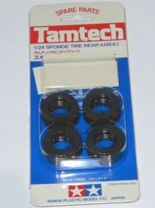 Tamiya 1/24th Tamtech Rear Tires (4) NEW 2609 40009 Porsche 961 Ferrari Testaros - Picture 1 of 1