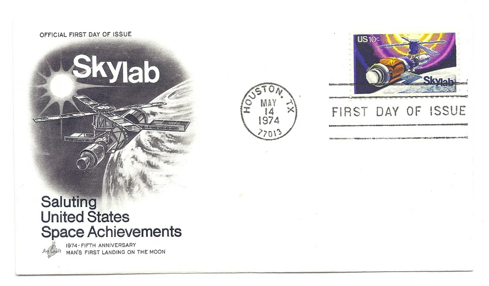 1529 Skylab, Artcraft FDC - Image 1 of 1