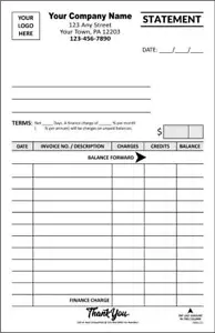 Declaración personalizada con formularios financieros / 3 partes sin carbono / 5,5" x 8,5" / TMG131 - Imagen 1 de 1