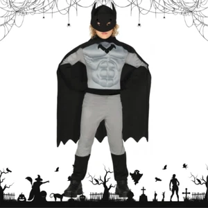 Neu ohne Etikett Halloween Kostüm Junge kleiner gepolsterter Batman - Bild 1 von 8