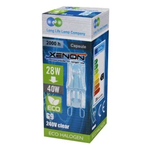 G9 Eco Light Bulb Halogen Energy Saving 28W = 40W UV Stop Long Life Pack Of 2 - Picture 1 of 5