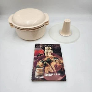 5 pc Vintage Tupperwave Microwave Stack Cooker - Picture 1 of 2