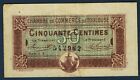 Chambre De Commerce De Toulouse 50 Cents Pirot 122.22 Du 20.6.1917 Sup 542962 3