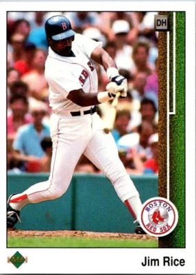 1989 Upper Deck - Jim Rice #413 - Image 1 of 2