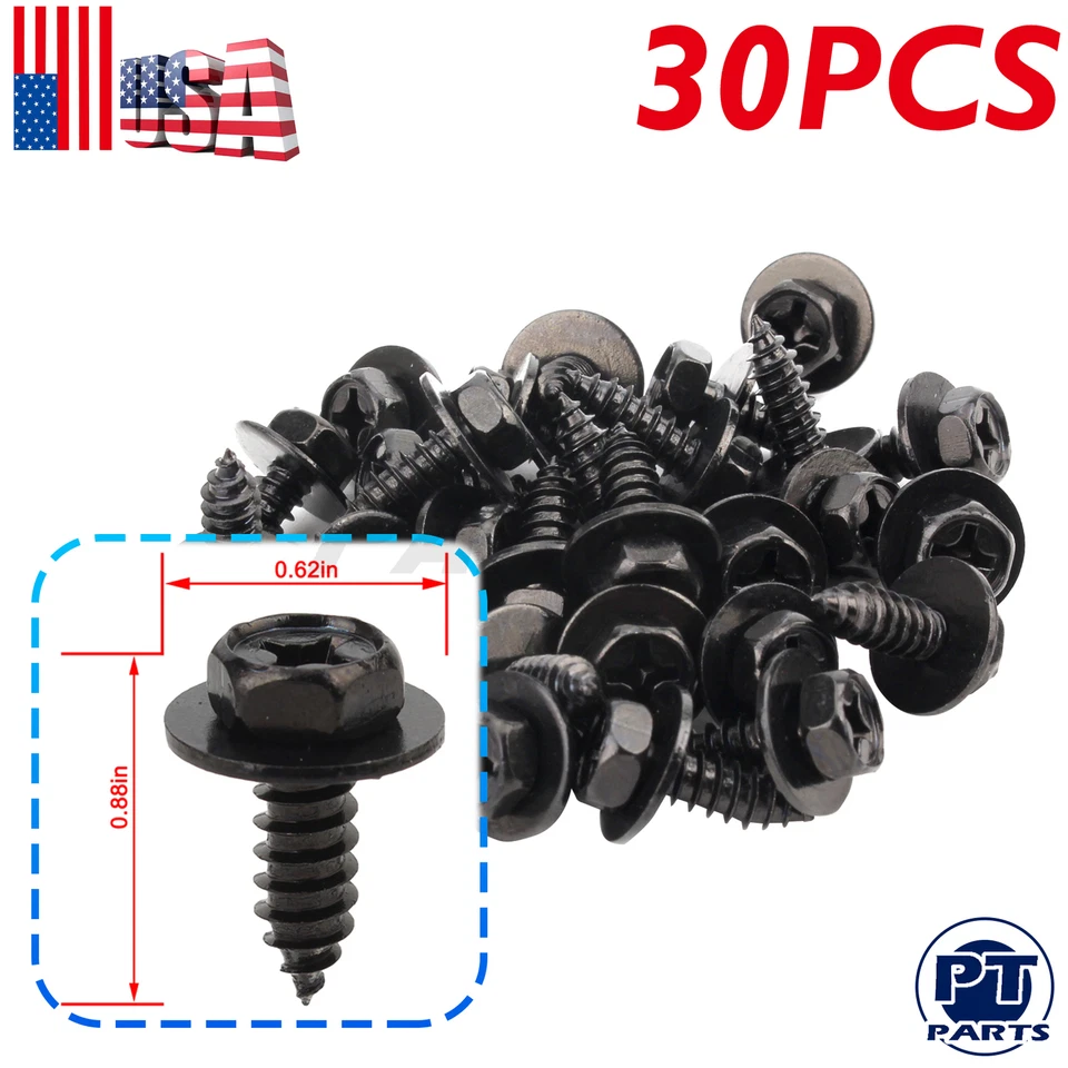 30x Para Toyota Parachoques Guardabarros Sello Salpicaduras Protector Remache Clip Tornillo Sujetador Foto 1 de 4