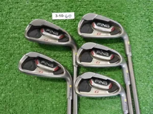Ping G20 Irons 7-W & U TFC 169 Senior Graphite Mid Yellow Dot 1.5* Upright - Picture 1 of 10