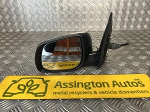 2011-17 Kia Picanto MK2 Nearside Passenger Manual Wing Mirror Black 876101Y01871 - Picture 1 of 16