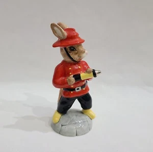 Royal Doulton Feuerwehrmann Bunnykins Figur DB 183 rot 88' Limited Edition 509/3500 - Bild 1 von 6