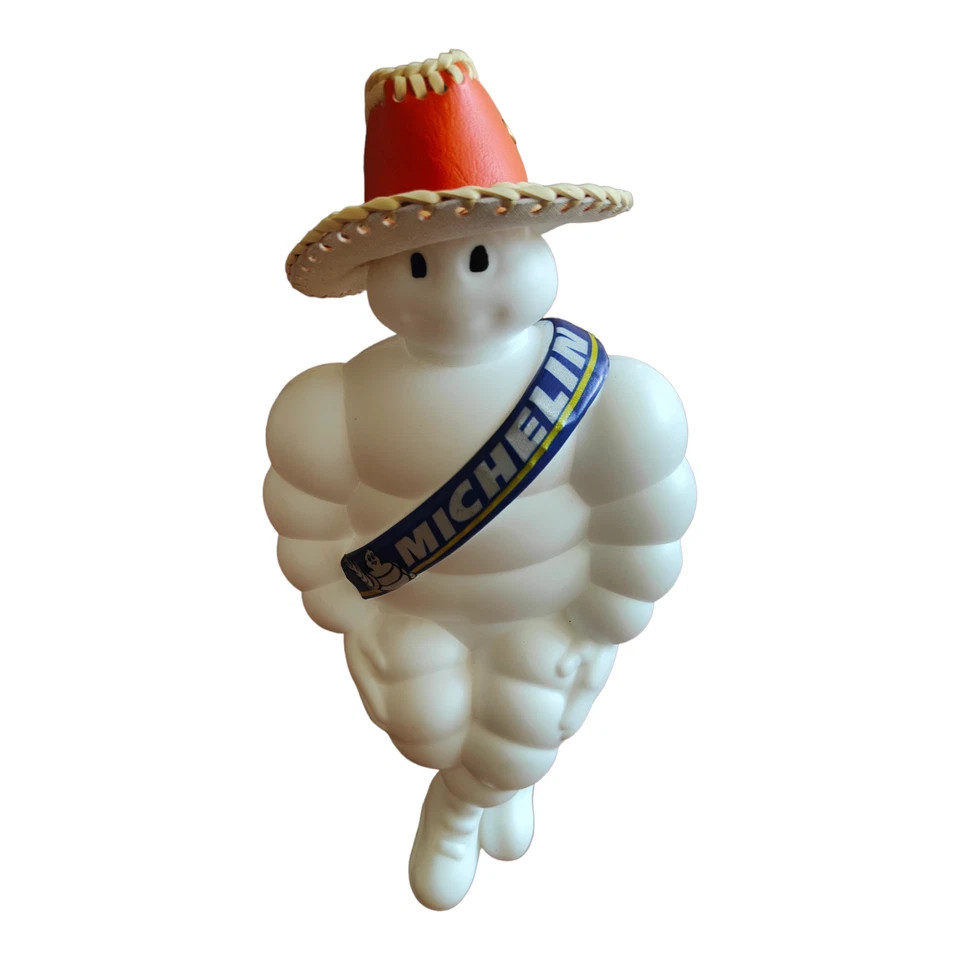 10 " Bibendum Michelin Man Doll Figure Tire Advertise Truck Decorate+Hats - Image 1 of 4