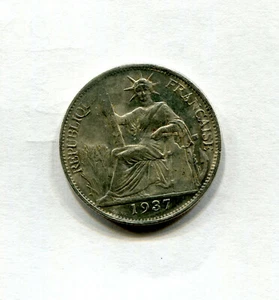 Faux pour servir. Indochine Française - 20 Cent. - 1937 A Paris - Imagen 1 de 2