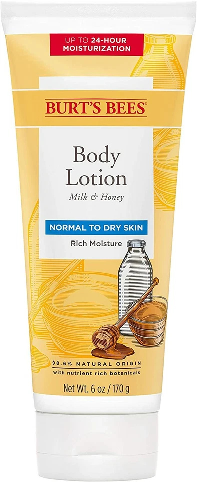 Burt's Bees Milk and Honey Body Lotion - 6 Ounce Bottle — 第 1/1 张图片