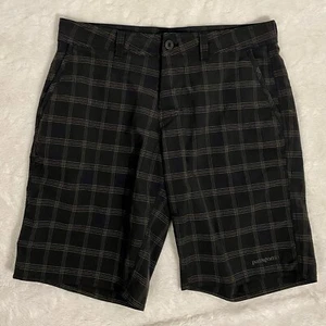 Patagonia Cienega Plaid Shorts Men’s Size 32 Button-Fly Nylon-Blend - Picture 1 of 7