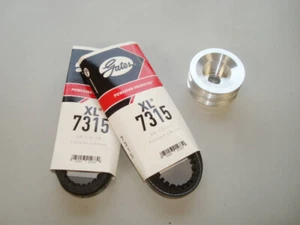 Banzai Racing Billet Aluminum Dual Belt Alternator Pulley Kit 79-91 RX-7 FB FC