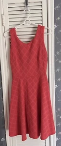 Stitch Fix Le Lis Kano Textured Knit Dress Size Small Coral Sleeveless EUC - Picture 1 of 4