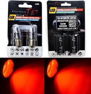 LED 3497 Red Resistor Bulb Rear Turn Signal Light Replacement Stock EO Lamp JDM - Picture 1 of 24