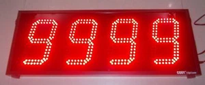 4 Digit, Production Counter, Factory Production Display, 6" High LED Digits - Picture 1 of 3