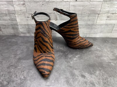 WHBM White House Black Market Dana Women Shoes Brown 6M Calf Hair Heel Sandals - Image 1 of 4