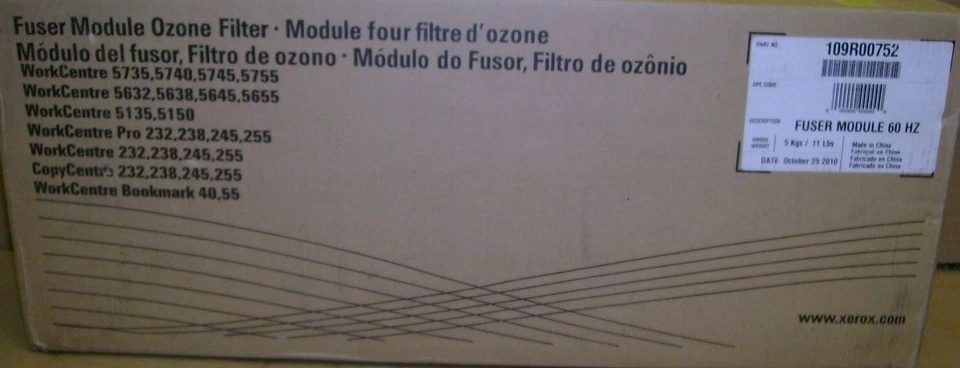 Genuine Xerox 109R00752 Fuser Unit for Remanufacturing * ENTIRELY USED* - Image 1 of 1