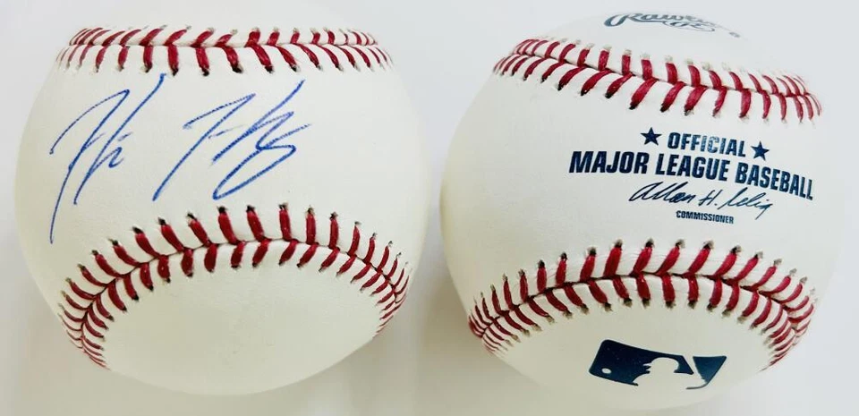 HUNTER HARVEY SIGNED OMLB BASEBALL WASHINGTON NATIONALS ORIOLES AUTOGRAPH COA K1 - Image 1 of 1