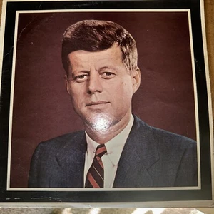 John Fitzgerald Kennedy 1917-1963 A Memorial Album LP Vinyl Record Speeches RARE - Picture 1 of 4