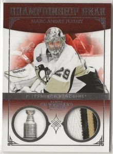2010-11 Dominion Championship Gear #22 Marc-Andre Fleury 16/50 Pittsburgh - Foto 1 di 2
