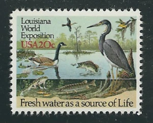 Scott #2086...20 Cent....Louisiana Expo--Vögel...5 Briefmarken - Bild 1 von 1