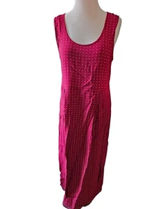 Vintage April Cornell Trading Maxikleid ärmellos Prärie Landhaus Viskose Etuikleid Gr. M - Bild 1 von 6