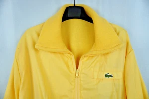 Chaqueta Suéter Reversible Amarilla Vintage Lacoste Circa 70’s/80’s - Imagen 1 de 18