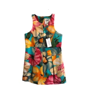 Milly Minis Girls Racerback Dress, Bright Floral, Size 5 - Picture 1 of 1