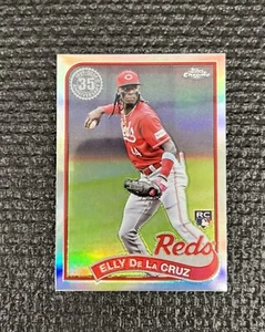 2024 Topps Chrome - 1989 Topps Baseball #89CB-11 Elly De La Cruz Rookie NM-MT - Picture 1 of 2