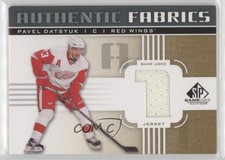 2011-12 SP Game Used Edition Authentic Fabrics Gold Pavel Datsyuk (1) #AF-PD.3