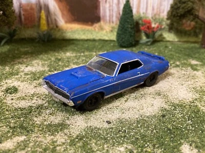 1969 Mercury Cougar Rusty Weathered Custom 1/64 Diecast Project Car Barn Find - Image 1 of 4