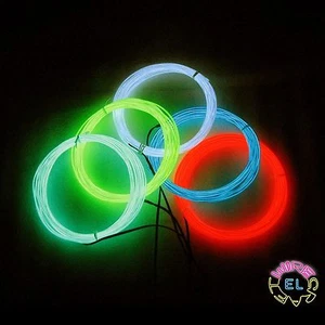 ULTRA EL Kabel - 1 Meter mit Stecker £6p/m High Intensity Super Bright Polar 3 - Bild 1 von 9