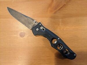 Benchmade 810 Contego CPM-M4 Folding Knife Rare Discontinued Modified Great