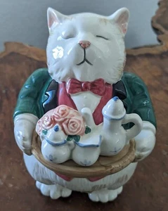 Fitz & Floyd Cat Canister Jittens Of Knightsbridge 1988 - Picture 1 of 12