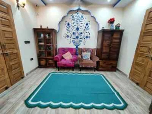 Vintage Kilim Rug Hand Woven Traditional Flat Weave Carpet Geometric Area Rug - Picture 1 of 9