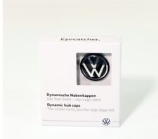 Produktbild - Original VW Nabenkappen dynamische Nabendeckel Hub Cap stehendes Logo Emblem NEU