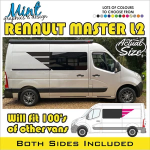 RENAULT MASTER L2 Motorhome Camper Decals Stickers Van Graphics NO P&P 027 - Picture 1 of 4