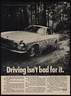 1968 Volvo 1800S Sports Car   Driving Isnt Bad For It   Scca Champ Vintage Ad