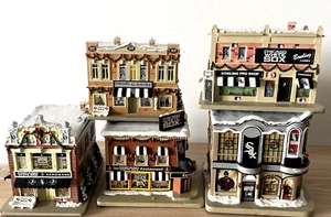 Hawthorne Christmas Village – Chicago White Sox Lot (5 Buildings) – READ - Picture 1 of 23