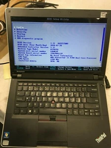 DELL Thinkpad Edge Laptop Boots to BIOS NO HDD/Battery/Charger JR - Picture 1 of 7