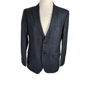 Claiborne Mens 42R Blue Color Linen Cotton Sport Coat B50 - Picture 1 of 24