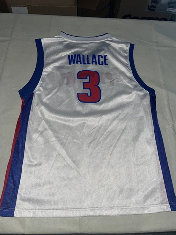 Ben Wallace Detroit Pistons Jersey NBA Youth XL 18-20 auto autograph white clean Cover